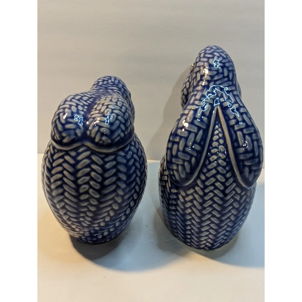 Blue glaze bunnies BRN‎